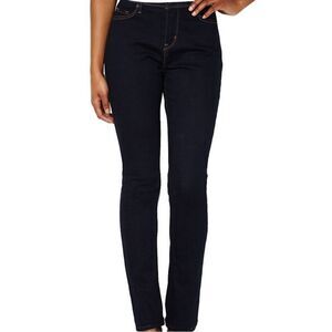 Levi's Perfectly Slimming Dark Wash Black Label High Waist Skinny Leg Jeans 10